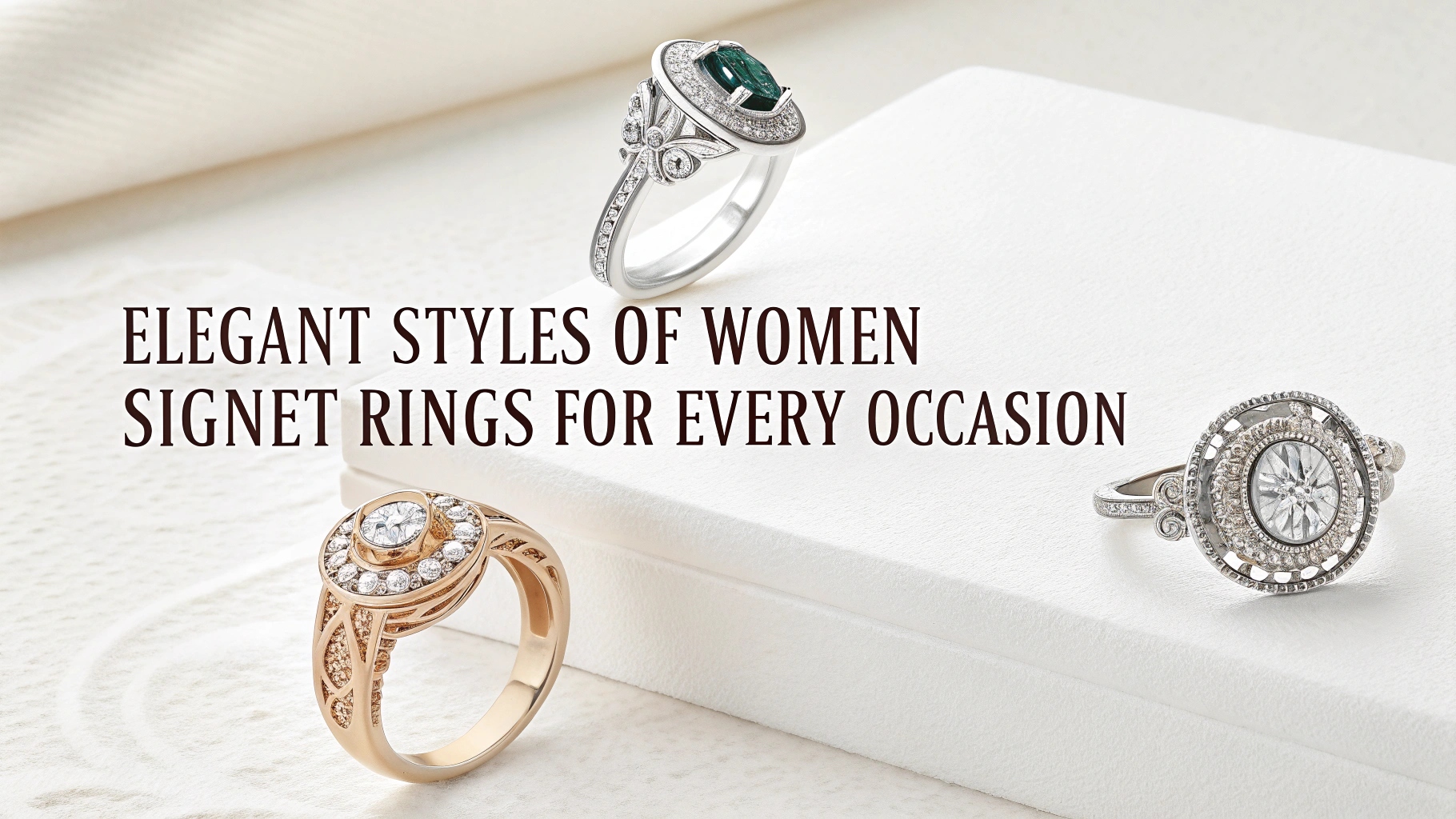 Elegant Styles of Women Signet Rings for Every Occasion