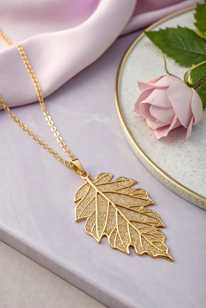 Gold Leaf Necklace