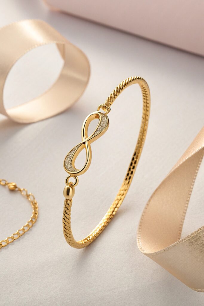 Infinity Symbol Gold Bracelet