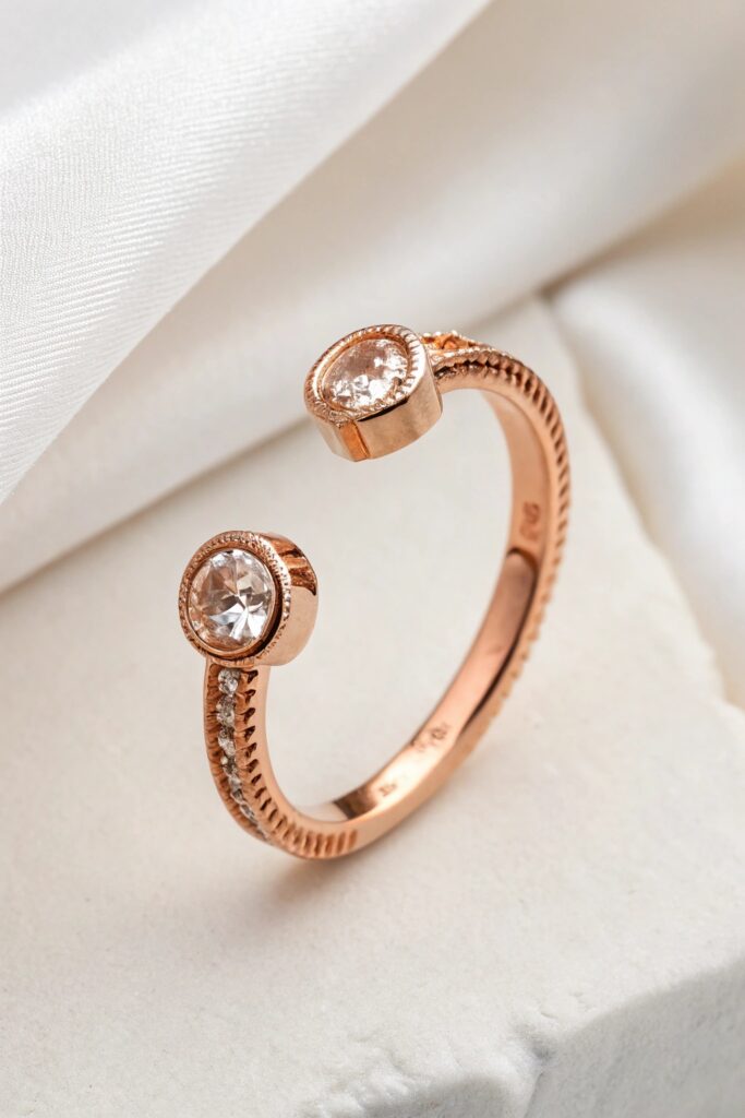 Minimal Open Band Wedding Ring